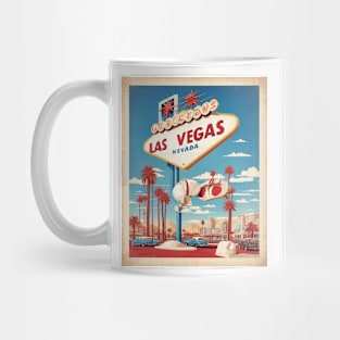 Las Vegas United States of America Tourism Vintage Poster Mug